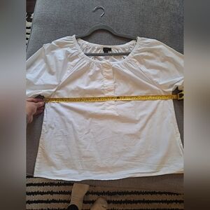 J Crew White Blouse